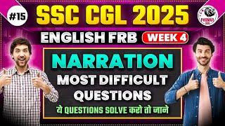 DIRECT AND INDIRECT SPEECH FOR SSC EXAMS 2025 | ENGLISH FRB | WEEK - 4 | PARMAR SSC