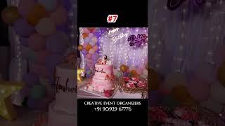 TOP 15 CHEAP BIRTHDAY PARTY DECORATIONS | CREATIVE EVENTS #chennai #birthdaycelebration #decoration