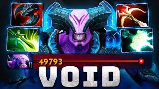 ВОИД вышел В ЛЕЙТ  50к золота.. Faceless VOID Dota 2