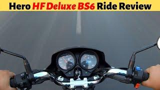 Hero HF Deluxe FI i3S BS6 Ride Review!!