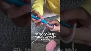 Tutorial how to knit a second chain #relaxingmusic #music