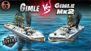 Gimle VS. Gimle Mk2 - From the Depths Battleship Battle