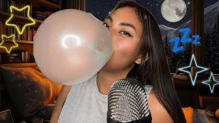 Relaxing Chewing Gum ASMR- Intense Mouth Sounds And Bubble Blowing