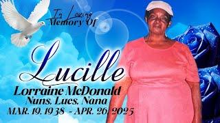 Continuation of the Thanksgiving Service for Miss Lucille McDonald, Lincoln Moneague St Ann.