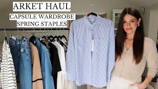 ARKET NEW IN HAUL | SPRING CAPSULE WARDROBE STAPLES