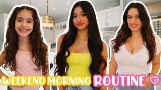 OUR WEEKEND MORNING ROUTINE IN OUR NEW HOUSE!! THE MIR FAM