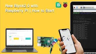 Humidity and Temperature Monitoring with Raspberry Pi and New Blynk2.0 IoT App and Web Dashboard