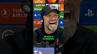 'He said it in ENGLISH!'  Hilarious moment Jurgen Klopp thinks reporter is speaking in Spanish