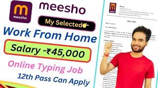 meesho work from home jobs | part time job at home #meesho