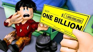 ABANDONED CHILD Became A BILLIONAIRE! (A Roblox Movie)