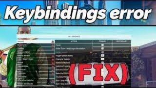 How to Fix GTA V Keybindings |  Fix Gta 5 Keybinds without opening iv or any software no patch need