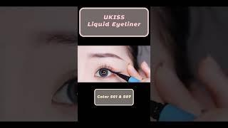 Black & blue eyeliner  UKISS Liquid Eyeliner Pen Waterproof And Long-lasting