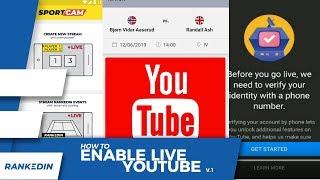 How to Enable Live Streaming in YouTube