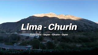 Ruta Lima - Churin 2024