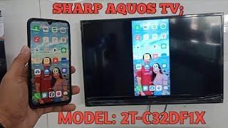 HOW TO SCREEN MIRROR SHARP AQUOS TV; EASY SMART TV