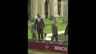 BRICS foreign ministers gather for family photo in Brazil