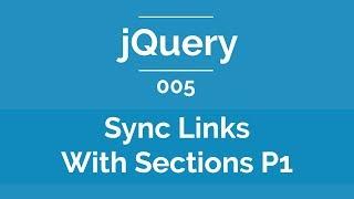 Arabic jQuery Practical Course #005 - Sync Links With Sections Part 1