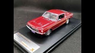 FORD MUSTANG GT-390 FASTBACK - BORDEAUX - 1968, BRAND: PREMIUM X