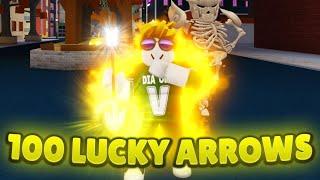 [YBA] 100 LUCKY ARROWS!