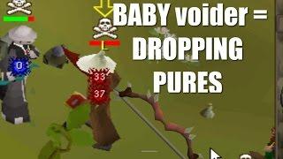 BABY Voider ANNIHILATING pures - OSRS - PK Commentary