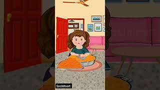 Gajar ka halwa #shorts #youtubeshorts #animation #art #ytshorts