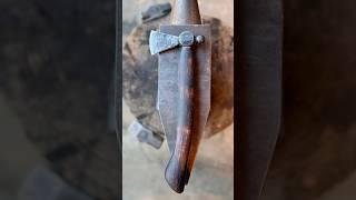Forging a Ball Peen Hammer TOMAHAWK #blacksmith #forging #fire #metal #steel #diy #newlife