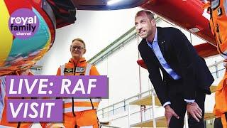 LIVE: Prince William is Joined by David Beckham on RAF Northolt Visit