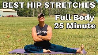 25 Min Yoga Stretch for Hips & Low Back - Full Body Yoga for Hips Flexibility - Yoga for Athletes