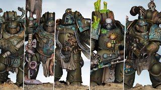 How to Paint the DEATHGUARD KILL TEAM | Creating My 40k Plague Marines