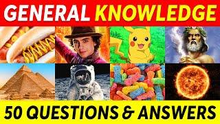 How Smart Are You?  | General Knowledge | 50 Questions Challenge