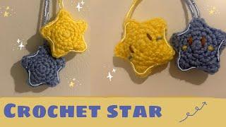 Звезда-брелок крючком ⭐️// Crochet star ⭐️