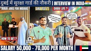 TRANSGUARD SECURITY GUARD JOB | FULL INFORMATION | PODCAST WITH @rdvlogs0001 | DUBAI LIFE | HINDI