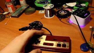 Переделка любого геймпада от денди/famicom для подключения к PC USB