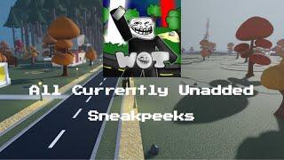 All Currently Unadded Sneakpeeks [World of Trolls]