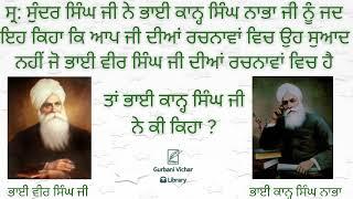 Ta Bhai Kahan Singh Ji ney ki keha Bhai Veer Singh Ji di likhat barey Bhai Veer Singh Ji S. Talk