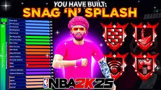 My *SNAG 'N' SPLASH* BUILD is a MONSTER in the RANDOM REC on NBA 2K25...BEST BUILD NBA 2K25