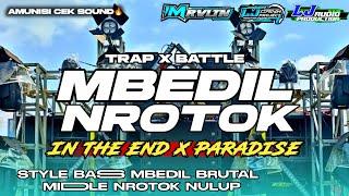 TRAP BATTLE MBEDILDJ IN THE END YG DI PAKAI CEK SOUND BP AUDIO? STYLE MIDDLE NROTOK BASS HOREG