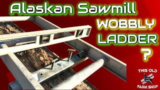 Chainsaw Mill GUIDE RAILS - EASY LEVELING - Aluminum Ladder - Best Ladder RAIL System - DIY