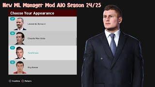 New ML Manager Mod AIO Season 24/25 - PES 2021 & Football Life 2025