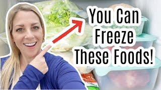 40 Foods That Freeze Well!!! Freezing Tips To Save Time & Money