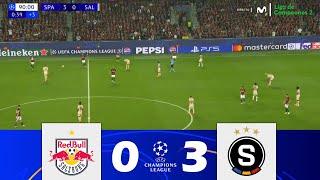 RB Salzburg gegen Sparta Prag [0-3] | UEFA Champions League 2024/25 | Spielen Höhepunkte!