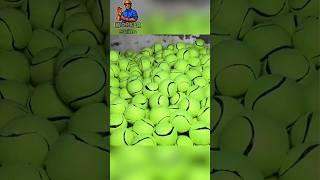 inside Factory Cricket Ball Manufacturing #shortsfeed #viral #tennisballcricket #raw #material