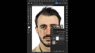 Photoshop for Beginners: Remove Red Patches & Redness on Skin #shortvideo #photoshopcafe