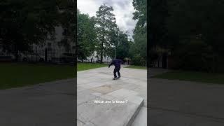 Which nollie fs flip is better? #skateboarding #skate #skateboard