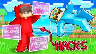 Cash is a HACKER in Minecraft!