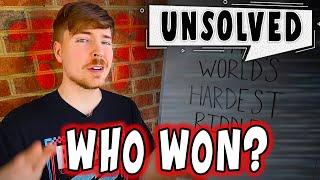 Solving Who Won the $100k MrBeast Riddle...