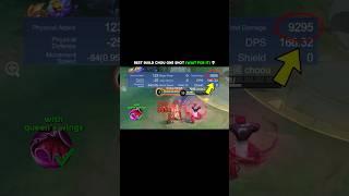 best build one shot chou?  #mobilelegends #choou #shorts #mlbb