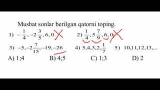 10–misol. Matematika MASTER. #VideoYechim #matematika