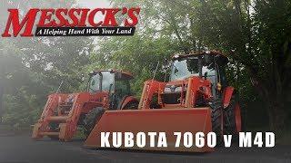 Comparing Kubota's M7060 vs M4D-071 Utility Tractors