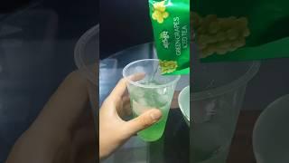 Trying Green Grape (Musket) Korean Tea Drink (kinda fire tho )